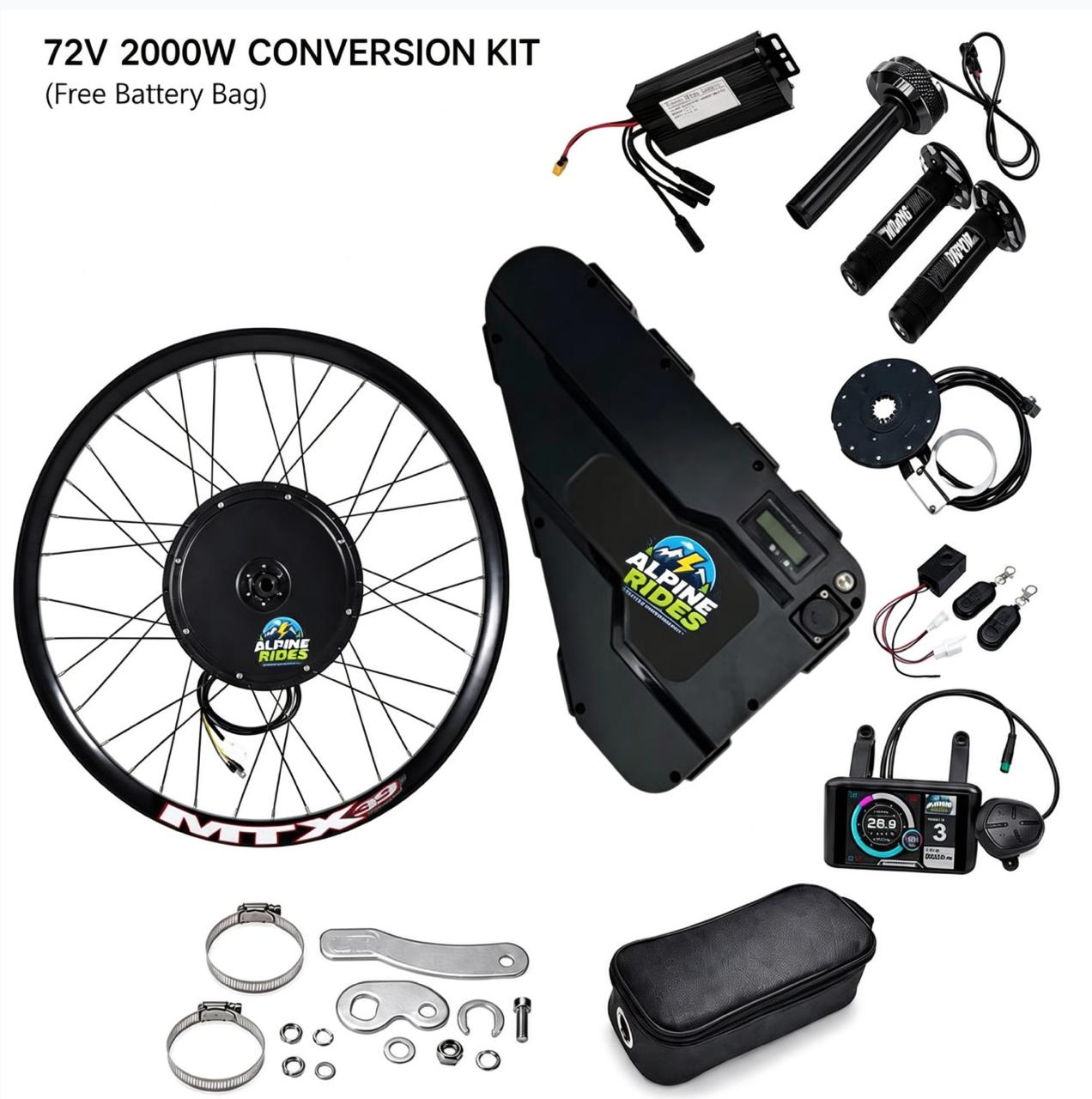2000W Conversion Kit 72v - 25Ah