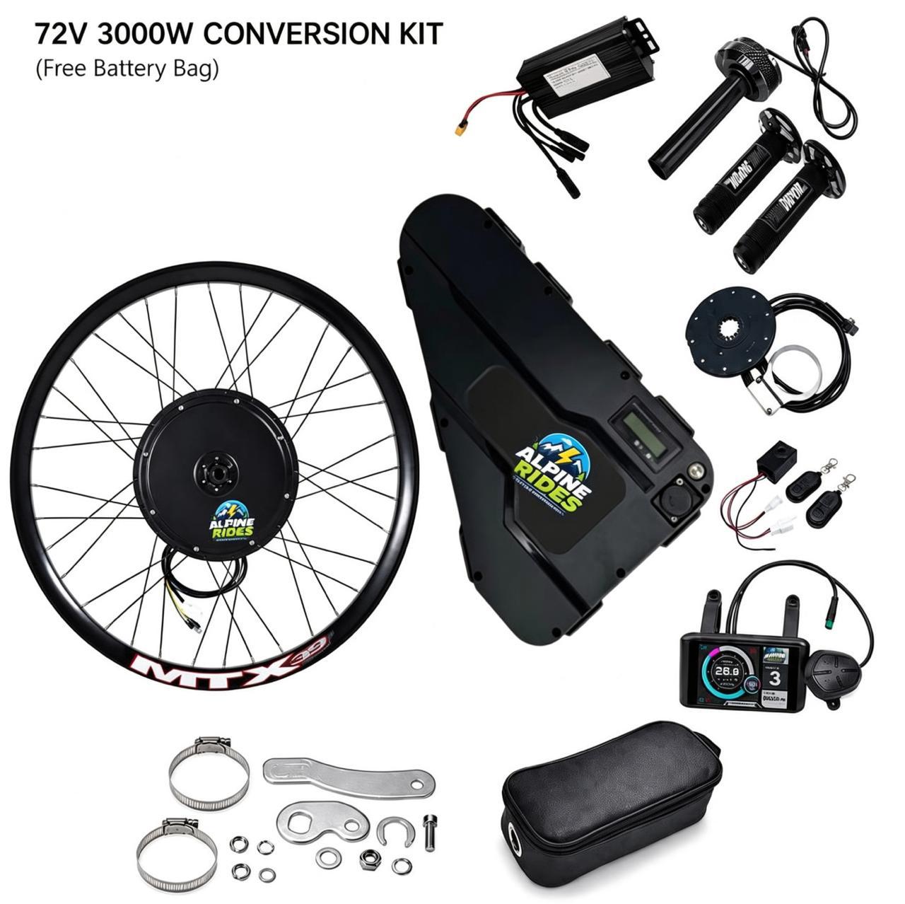 3000W Conversion Kit 72v - 30Ah